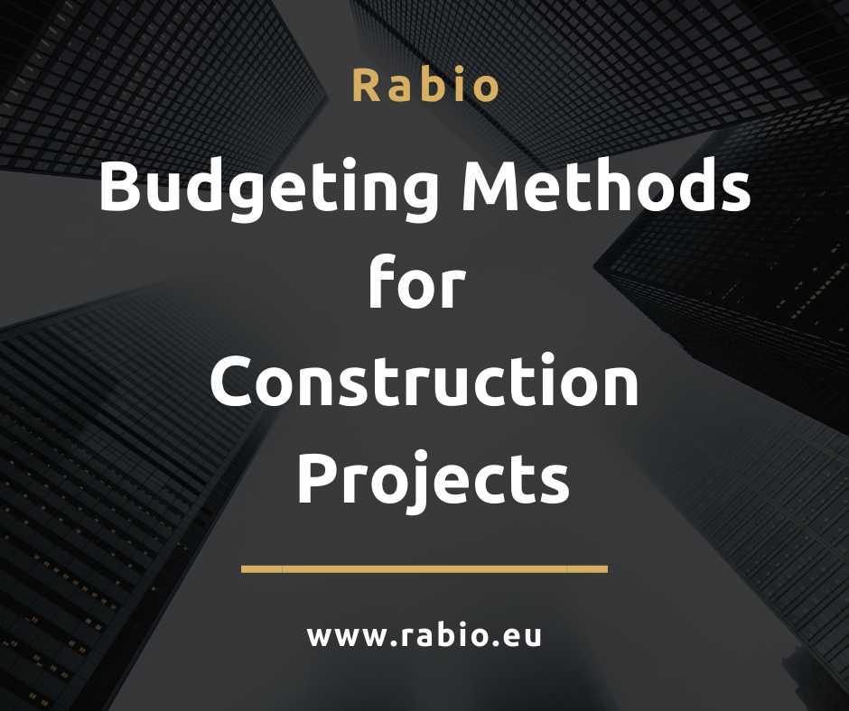 construction budgeting methods