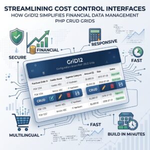 GriD12 is a lightweight, configuration-driven PHP framework designed to turn any MySQL or MariaDB table into a secure, responsive, and fully functional CRUD (Create, Read, Update, Delete) grid in minutes. If you are developing internal tools for cost tracking or looking to expand your expense management system, here is how GriD12 can accelerate your workflow.
